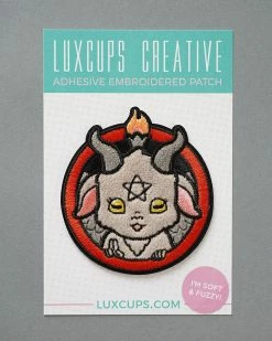 LuxCups Creative Baphomet Fuzzy Patch