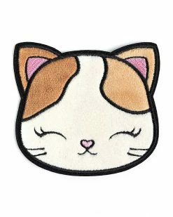 LuxCups Creative Pins + Patches Happy Kitten Fuzzy Patch