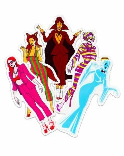 Bad Days Club Bad Girls Sticker Pack - Cereal Gang (Set Of 5)