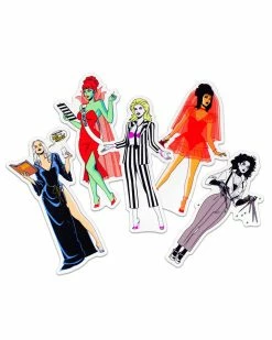 Bad Days Club Bad Girls Sticker Pack - Strange And Unusual (Set Of 5) Stickers + Decals
