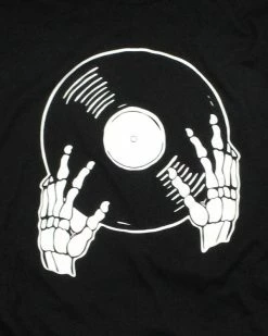 Alison Rose Clothing Vinyl Is Not Dead Unisex Tee (Glow-in-the-Dark)