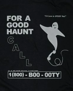 Hungry Ghost Press Booty Call Ghost (1-800 B0000TY) Unisex Tee