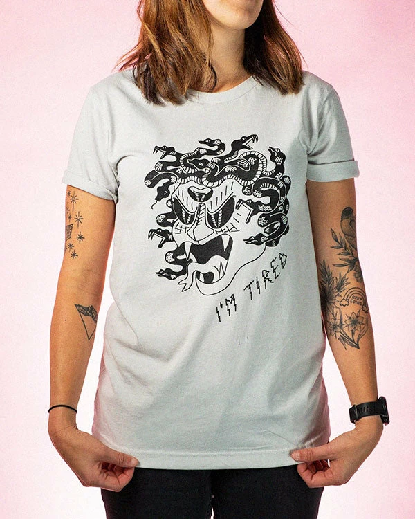 Culture Flock Clothing I'm Tired Medusa Unisex Tee 3 Culture Flock Clothing I'm Tired Medusa Unisex Tee