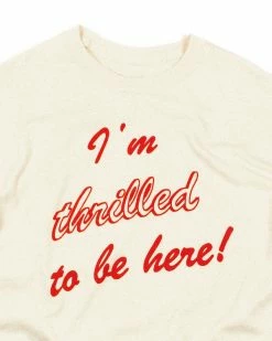 Rosehound Apparel Graphic Tees + Long Sleeves I'm Thrilled Unisex Tee - Creme