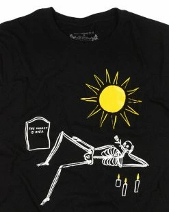 Stay Home Club The Worst Is Over Skeleton Unisex Tee