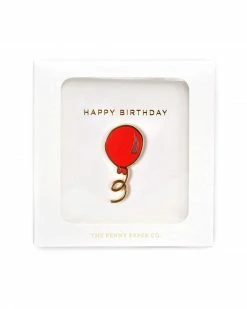 The Penny Paper Co. Happy Birthday Balloon Pin (Gift Box) Enamel Pins + Buttons