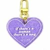 A Shop Of Things Accessories If There's A Woman, There's A Way Charm Keychain