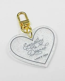 A Shop Of Things Everything Is Doomed Charm Keychain Accessories
