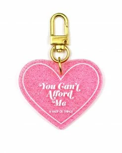 A Shop Of Things You Can't Afford Me Charm Keychain Necklaces + Earrings