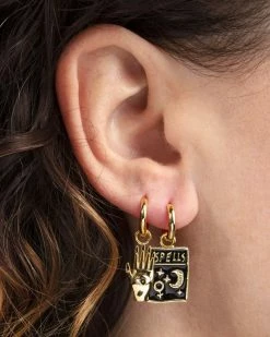 Yellow Owl Workshop Mystic Spells Hoop Earrings Necklaces + Earrings