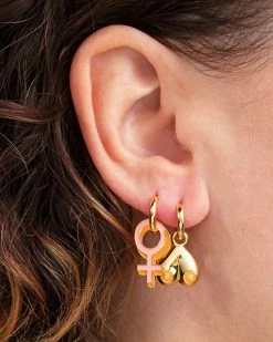Yellow Owl Workshop Women's Lib Hoop Earrings Accessories