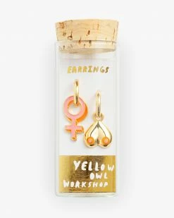 Yellow Owl Workshop Women's Lib Hoop Earrings Accessories