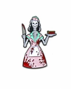 Ectogasm Enamel Pins + Buttons Killer Diner Waitress Pin