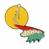 Ectogasm Surfing Skeleton Large Pin Enamel Pins + Buttons
