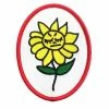 No Fun Press Angry Flower Patch Pins + Patches