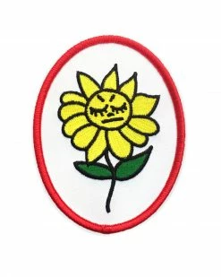 No Fun Press Angry Flower Patch Pins + Patches
