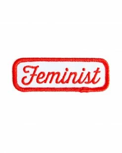 These Are Things Feminist Patch - Red Embroidered Patches