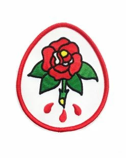No Fun Press Pins + Patches Thorned Rose Patch
