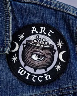 Cat Coven Pins + Patches Art Witch Large Patch
