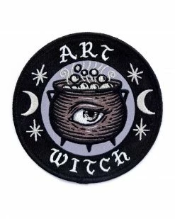Cat Coven Pins + Patches Art Witch Large Patch