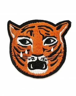 Quiet Tide Goods Crying Tiger Patch Pins + Patches