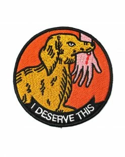 Stay Home Club Embroidered Patches I Deserve This Patch