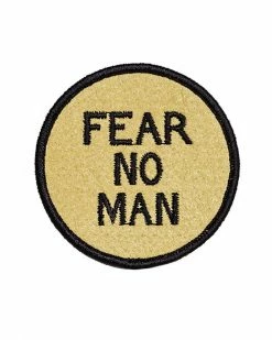 Oxford Pennant Fear No Man Patch Pins + Patches