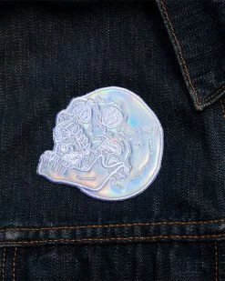 Inner Decay Holographic Laughing Skull Patch