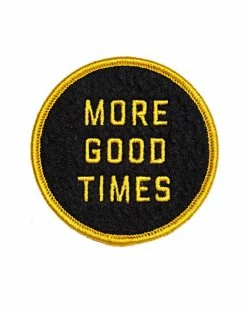 Oxford Pennant Pins + Patches More Good Times Patch