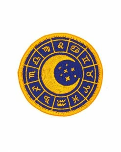 These Are Things Pins + Patches Zodiac Wheel Patch