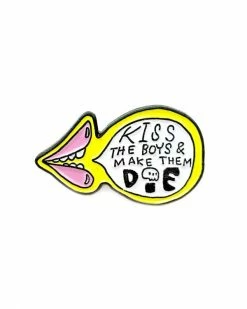 Bananna Bones Kiss The Boys Pin Pins + Patches