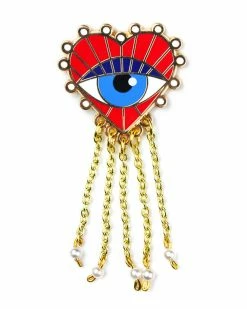 Lulu Bloo Eye Luv U Dangly Pin