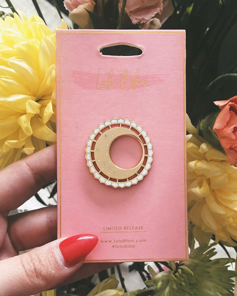 Lulu Bloo Sol Y Luna (Sun & Moon) Pin Pins + Patches 2 Lulu Bloo Sol Y Luna (Sun & Moon) Pin Pins + Patches