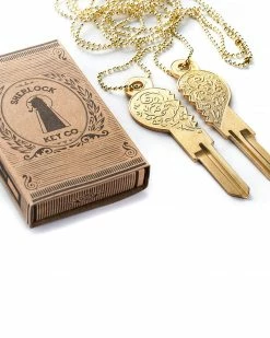 Sherlock Key Co. Necklaces + Earrings Lovers Heart Key Blank Set