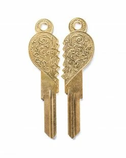 Sherlock Key Co. Necklaces + Earrings Lovers Heart Key Blank Set