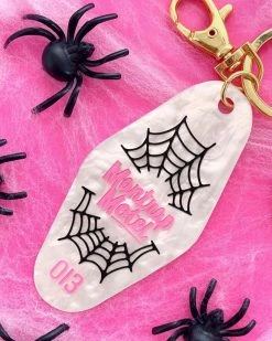 Bobby Pins Co. Mantrap Motel Key Tag Keychain