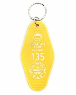 Three Potato Four Keychains + Key Blanks Breakfast Club Hotel Key Tag Keychain