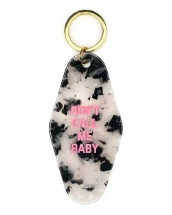 Golden Gems Accessories Don't Call Me Baby Keychain