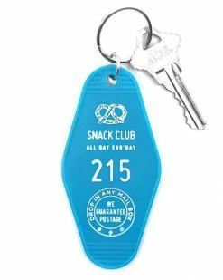 Three Potato Four Snack Club Hotel Key Tag Keychain