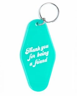 Three Potato Four Keychains + Key Blanks Thank You For Being A Friend Keychain