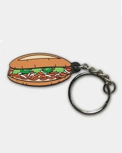 On Point Pins Banh Mi Sandwich PVC Keychain