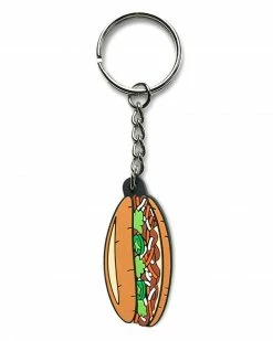 On Point Pins Banh Mi Sandwich PVC Keychain