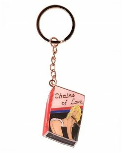 Rosehound Apparel Accessories Chains Of Love Porn VHS Keychain
