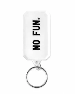 No Fun Press I Wish I Weren't Here Compass Keychain (Functional) Unique Gifts + Fun Finds