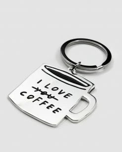 Adam J. Kurtz I Love Coffee Keychain