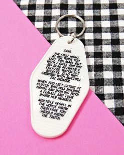 A Shop Of Things Jersey Shore Letter Keychain Accessories
