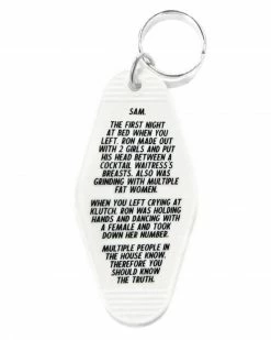 A Shop Of Things Jersey Shore Letter Keychain Accessories