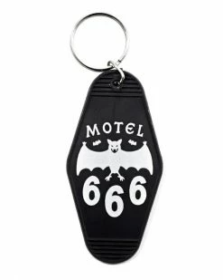 Valley Cruise Press Motel 666 Key Tag Keychain