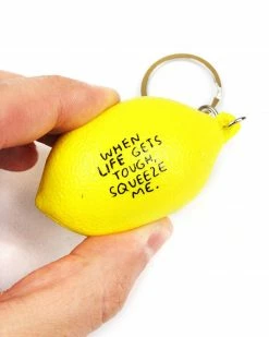 People I've Loved Lemon Squeeze Stress Relief Keychain (Limited Edition) Keychains + Key Blanks