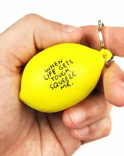 People I've Loved Lemon Squeeze Stress Relief Keychain (Limited Edition) Keychains + Key Blanks